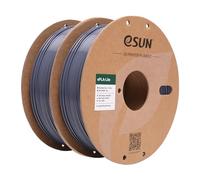 eSUN PLA Filament 1.75mm, 3D Printer Filament PLA Dimensional Accuracy +/- 0.03mm, 1KG per Spool, 2 Spools 3D Printing Filament,Grey and Grey