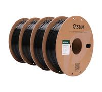 eSUN PLA Filament 1.75mm, 3D Printer Filament PLA Dimensional Accuracy +/- 0.03mm, 1KG per Spool, 4 Spools 3D Printing Filament,Black
