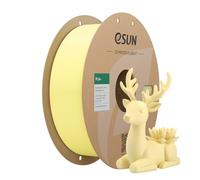 eSUN PL Filament 1.75mm Almond Yellow, 3D Printer Filament | 1kg Cardboard Spool(2.2lbs) PLA Plus Filament, Fits for Most FDM 3D Printers