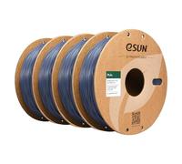 eSUN PLA+ Filament 1.75mm, Enhanced Toughness 3D Printer Filament PLA Plus, Dimensional Accuracy +/- 0.03mm, 1KG per Spool, 4 Spools 3D Printing Filament, Grey