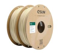eSUN PLA+ Filament 1.75mm, Enhanced Toughness 3D Printer Filament PLA Plus, Dimensional Accuracy +/- 0.03mm, 1KG per Spool, 2 Spools 3D Printing Filament, Bone White and Bone White