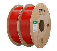 eSUN PL Filament 1.75mm, ePL HS High Speed 3D Printer Filament Dimensional Accuracy +/- 0.03mm, 1KG per Spool, 2 Spools for High Speed Printers,Fire Engine Red
