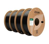 eSUN PLA Filament 1.75mm, PLA Basic 3D Printer Filament Dimensional Accuracy +/- 0.05mm, 1KG per Spool, 4 Spools 3D Printing Filament,Black
