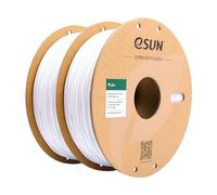 eSUN PL Filament 2KG, Enhanced Toughness, Cold White and Cold White | Dimensional Accuracy +/- 0.03mm, 1.75mm 3D Printer Filament Bundle for 3D Printers, 1KG per Spool