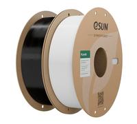eSUN PL Filament 2KG, PL HS High Speed 3D Filament, Black and Cold White