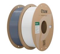 eSUN PL Filament 2KG, PL HS High Speed 3D Filament, Cold White and Grey