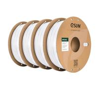 eSUN PLA Filament 4KG, 3D Printer Filament PLA, Cold White | 1.75mm 3D Printer Filament Bundle for 3D Printers, Dimensional Accuracy +/- 0.03mm,1KG per Spool