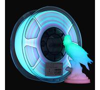 eSUN PLA Glow in the Dark Rainbow Filament,1KG, Luminous Rainbow Multicolor