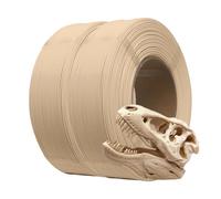 eSUN PLA+ Refill Filament 1.75mm, Refill PLA Plus Dimensional Accuracy +/- 0.03mm, 1KG per Spool, 2 Spools for 3D Printers,Bone White and Bone White