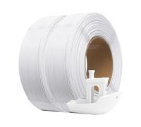 eSUN PLA+ Refill Filament 1.75mm, Refill PLA Plus Dimensional Accuracy +/- 0.03mm, 1KG per Spool, 2 Spools for 3D Printers,Cold White and Cold White