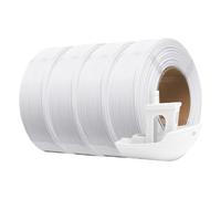 eSUN PLA+ Refill Filament 1.75mm, Refill PLA Plus Dimensional Accuracy +/- 0.03mm, 1KG per Spool, 4 Spools for 3D Printers,Cold White