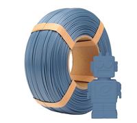 eSUN PLA Refill Filament 1.75mm, Spoolless 3D Printing Filament Dimensional Accuracy +/- 0.05mm, 1KG Spool (2.2 LBS) Speedy PLA Filament for High Speed Printers,Grey