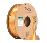 eSUN Silk Dual-Color 1.75mm PLA, 1KG Spool Co-Extrusion Silk Magic 3D Printing Filament for 3D Printer, Gold and Silver