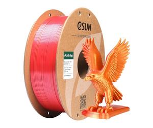 eSUN Silk Dual-Color PLA Filament 1KG,Co-Extrusion Silk Magic PLA,Red Gold