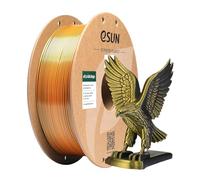 eSUN Silk Dual-Color PLA Filament 1KG, Co-Extrusion Silk PLA, Black Gold