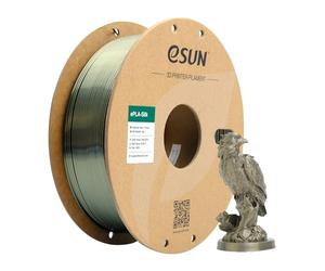 eSUN Silk Metal PLA Filament 1.75mm, Silky Metallic 3D Printer Filament PLA, Dimensional Accuracy +/- 0.05mm, 1KG Spool (2.2 LBS) 3D Printing Filament for 3D Printers, Silk Bronze
