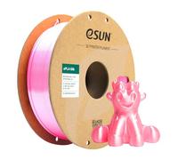 eSUN Silk PLA Filament 1.75mm, Silky Shiny 3D Printer Filament PLA, Dimensional Accuracy +/- 0.05mm, 1KG Spool (2.2 LBS) 3D Printing Filament for 3D Printers, Silk Pink