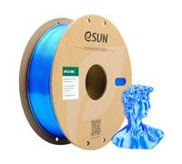 eSUN Silk PLA Filament 1.75mm, Silky Shiny 3D Printer Filament PLA, Dimensional Accuracy +/- 0.05mm, 1KG Spool (2.2 LBS) 3D Printing Filament for 3D Printers, Silk Blue