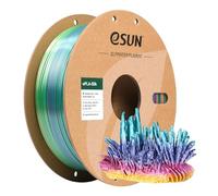 eSUN Silk Rainbow PLA Filament 1KG, Silky Multicolored PLA, Coral Rainbow