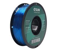 eSUN TPU-95A Filament 1.75mm, Flexible 3D Printer Filament TPU, Dimensional Accuracy +/- 0.05mm, 1KG Spool (2.2 LBS) 3D Printing Filament for 3D Printers, Transparent Blue
