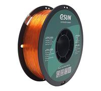 eSUN TPU-95A Filament 1.75mm, Flexible 3D Printer Filament TPU, Dimensional Accuracy +/- 0.05mm, 1KG Spool (2.2 LBS) 3D Printing Filament for 3D Printers, Transparent Orange