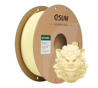 eSUN Upgraded Matte PLA Filament 1.75mm 1KG, Shine Free,Matte Almond Yellow