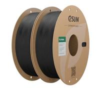 eSUN Upgraded Matte PLA Filament 2KG,Shine Free & Frosted,Matte Deep Black