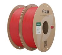 eSUN Upgraded Matte PLA Filament 2KG,Shine Free,Matte Fire Engine Red | 1.75mm Matte PLA 3D Printer Filament, Shine-Free Color, Frosted Texture, 1KG per Spool, 2 Spools for 3D Printers