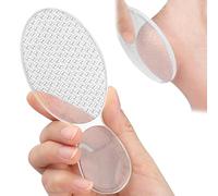 ESUOHYM Glass Foot File 8-Shaped Rough and Smooth Sides Callus Remover Feet Heel Scrubber Dead Skin Scraper Pumice Stone Professional Pedicure Tools for Women and Men