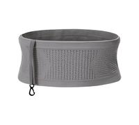 ESUOHYM Slim Naked Running Belt Money Belt For Travel Hidden Elastic Running Pouch Waist Pack Bag Waist Runners Fanny Pack For Water Bottle, Phone Holder For Men And Women, Grey, XL, Running Belt