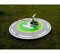 Esupplyline Helicopter Pad, Heli Pad, Quadcopter Landing Pad, Drone Landing Pad (800mm, Grey, Green and Yellow)