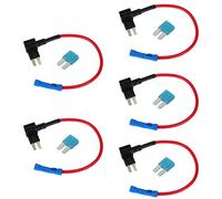 ESUPPORT 5 x Micro2 ATR Blade Fuse Adapter Fuse Holder for Voltage Tapping Car Blade Fuses Car Fuse
