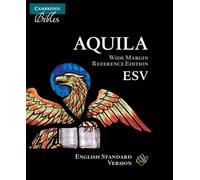 ESV Aquila Wide Margin Reference Bible, Black Goatskin Leather Edge-lined, Red-letter Text, ES746:XRME