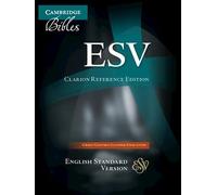 ESV Clarion Reference Bible, Dark Green Goatskin Leather, Full Leather-lined