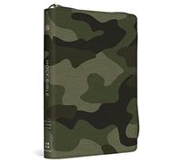 ESV Compact Bible (Canvas with Zipper, Camo Design)
