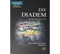 ESV Diadem Reference Edition, Black Calf Split Leather, Red-letter Text, ES544:XR