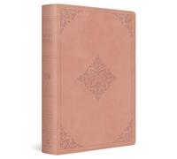 ESV Giant Print Bible, Red Letter (TruTone, Blush Rose, Fleur-de-lis Design)