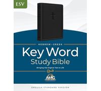ESV Hebrew-Greek Key Word Study Bible, Black, Indexed