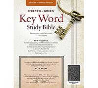 ESV Hebrew-Greek Key Word Study Bible Black, The: Key Insights Into God's Word (Key Word Study Bibles)