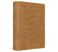 ESV Illuminated™ Bible, Art Journaling Edition (TruTone, Nubuck Caramel, 1 Chronicles 16:34 Design)