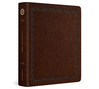 ESV Journaling Bible (Bonded Leather, Mocha, Threshold Design)