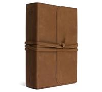 ESV Journaling Bible, Interleaved Edition (Natural Leather, Brown, Flap with Strap)