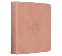 ESV Journaling Bible, Red Letter (TruTone, Blush Rose, Fleur-de-lis Design)