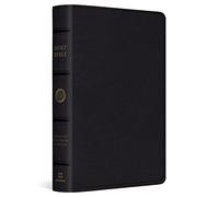 ESV Large Print Bible (Top Grain Leather, Black)
