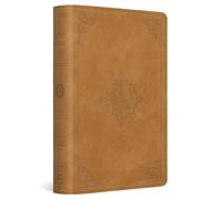 ESV Large Print Bible (TruTone, Nubuck Caramel, Fleur-de-lis Design)