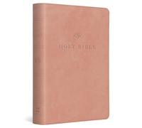 ESV Large Print Compact Bible, Red Letter (TruTone, Pink): English Standard Version, Trutone, Blush Rose, Large Print Compact Bible With Ribbon Marker