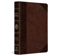 ESV Large Print(Font Size - 8 pt) Compact Bible (TruTone, Brown/Walnut, Portfolio Design): English Standard Version, Brown/Walnut, TruTone, Portfolio Design