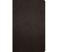 ESV Large Print Personal Size Bible, Red Letter (Buffalo Leather, Deep Brown): Esv Large Print Personal Size Bible Buffalo Leather, Deep Brown
