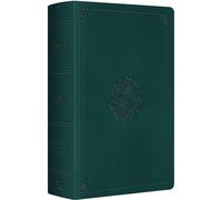 ESV Large Print Personal Size Bible, Red Letter (TruTone, Deep Teal, Emblem Design): English Standard Version, Deep Teal, Trutone, Emblem Design, Personal Size