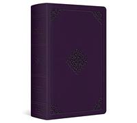 ESV Large Print Personal Size Bible, Red Letter (TruTone, Lavender, Ornament Design): English Standard Version, Personal Size Bible